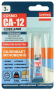 СУПЕР КЛЕЙ COSMO CA-12, Клей секундный, тюбик 3 гр