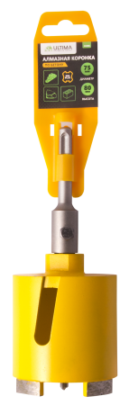 Коронки по бетону, 75 мм, SDS plus