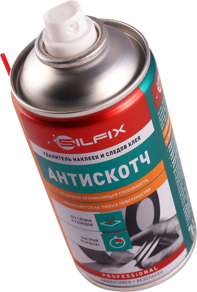 SILFIX Средство для удаления наклеек Антискотч / Антиклей SILFIX Средство для удаления наклеек Антискотч / Антиклей