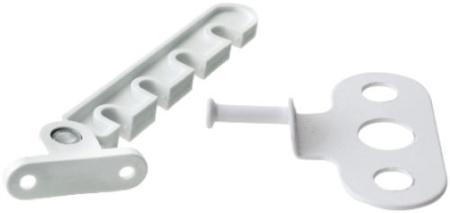 Ограничитель открывания 4-х позиционный с металлическим держателем