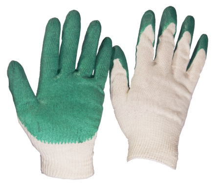 Перчатки Тринити трикотажные 13 класс с одинарным латексным покрытием