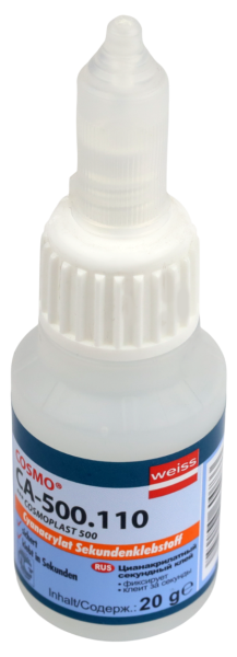 COSMO CA-500.110 Клей секундный, 20 гр (COSMOPLAST 500) COSMO CA-500.110 Клей секундный, 20 гр (COSMOPLAST 500)