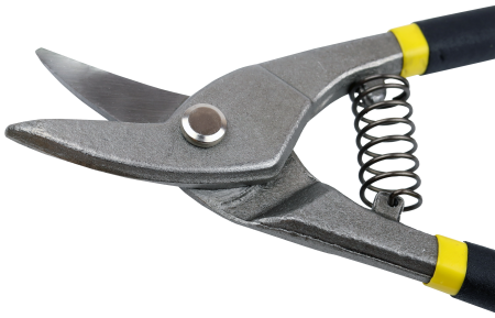 Ножницы по металлу Ultima, 225 мм, для фигурного реза, обливные рукоятки