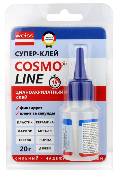 COSMO LINE CA-500.390 Клей секундный COSMO LINE CA-500.390 Клей секундный