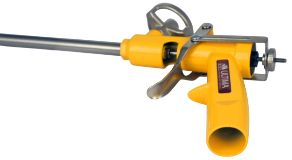 Пистолет ULTIMA Stout для монтажной пены, цельнометаллический с регулятором подачи