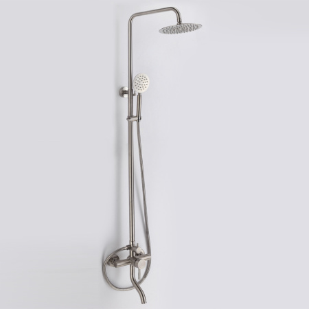 Смеситель для ванны с верхним душем нержавеющая сталь BALEAR 13511BL