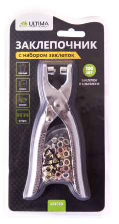 Заклепочник с набором заклепок 190 мм Заклепочник с набором заклепок 190 мм