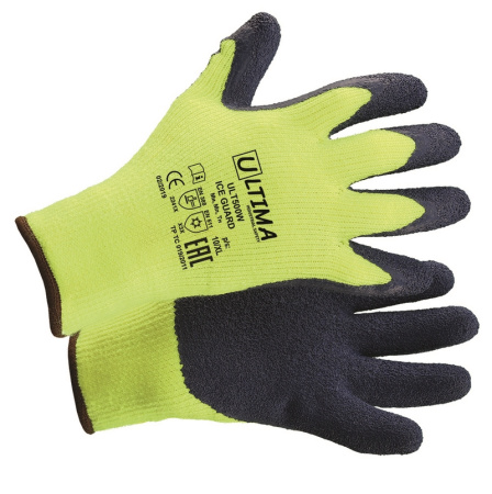 Перчатки ULTIMA ICE GUARD с латексным покрытием утепленные, ULT500W