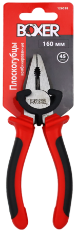 Плоскогубцы Boxer, комбинированные, прямые, 160 мм  Плоскогубцы Boxer, комбинированные, прямые, 160 мм
